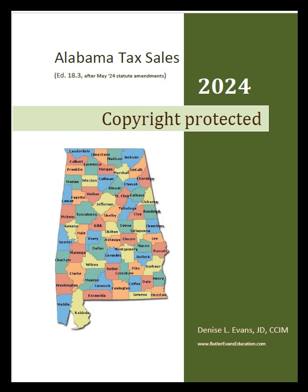 Alabama Tax Sales Book