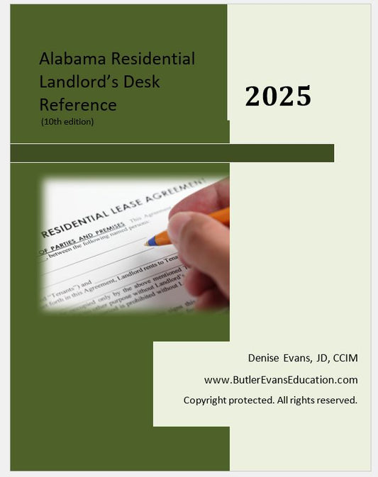 Alabama Landlords Book